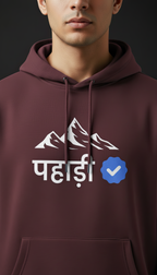 Verified Pahadi | Premium Men’s Oversized Hoodie