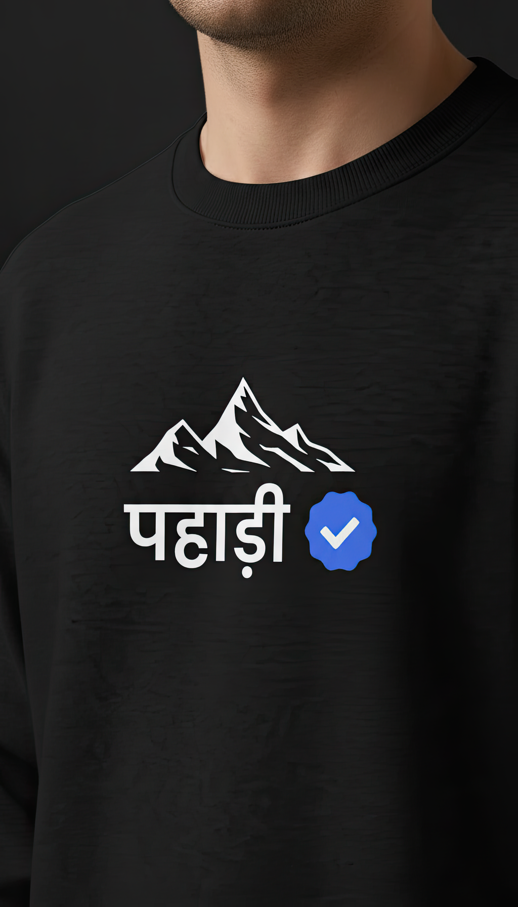 Verified Pahadi | Premium Men's Sweatshirt
