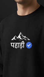 Verified Pahadi | Premium Men's Sweatshirt