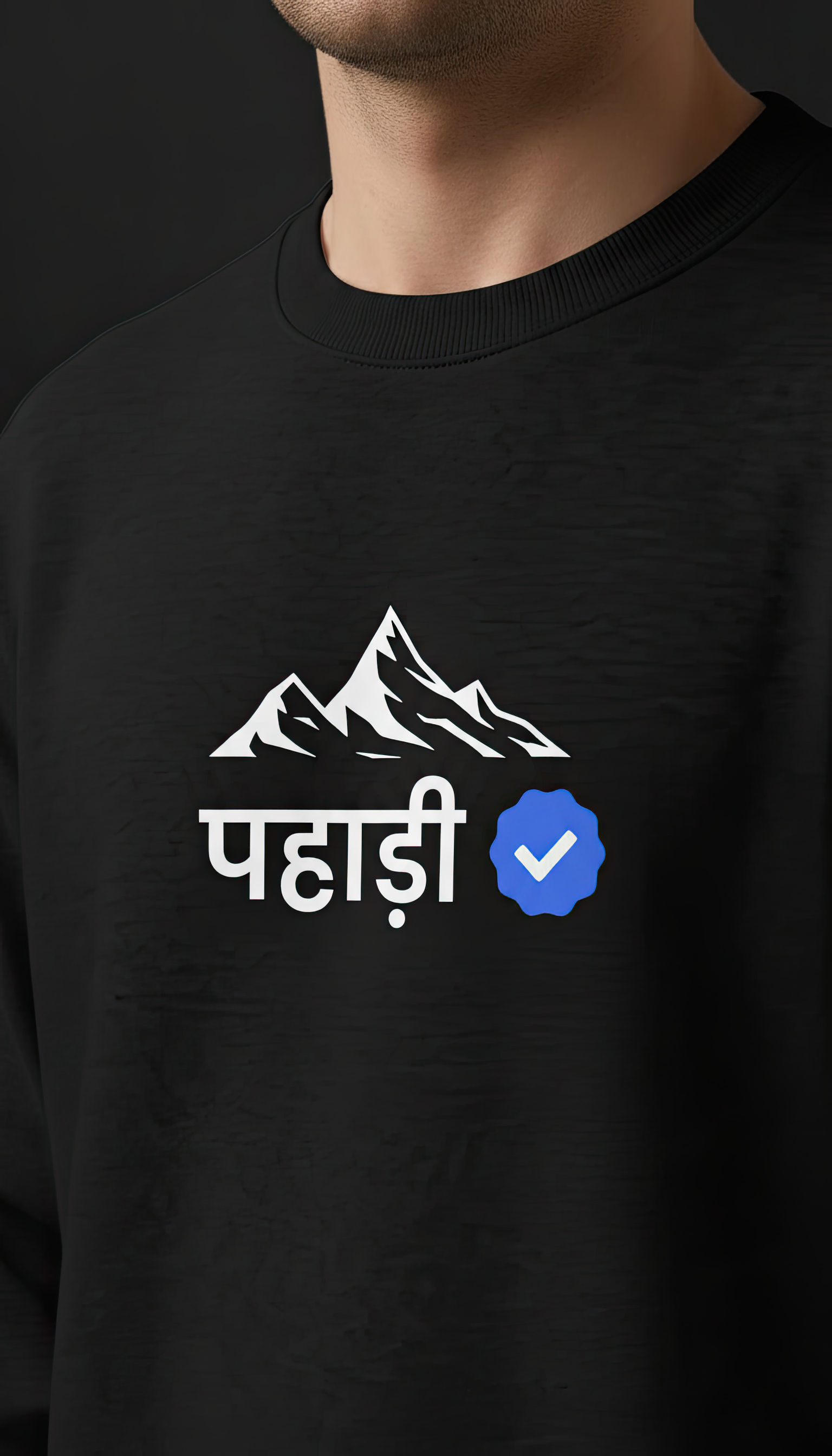 Verified Pahadi | Premium Men's Sweatshirt