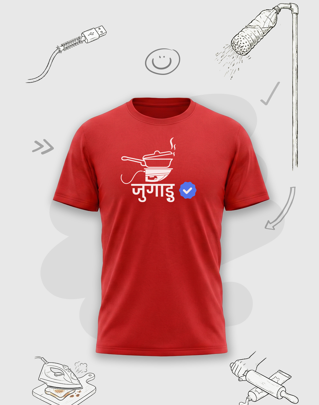 Verified Jugadu | Premium Men’s T-shirt