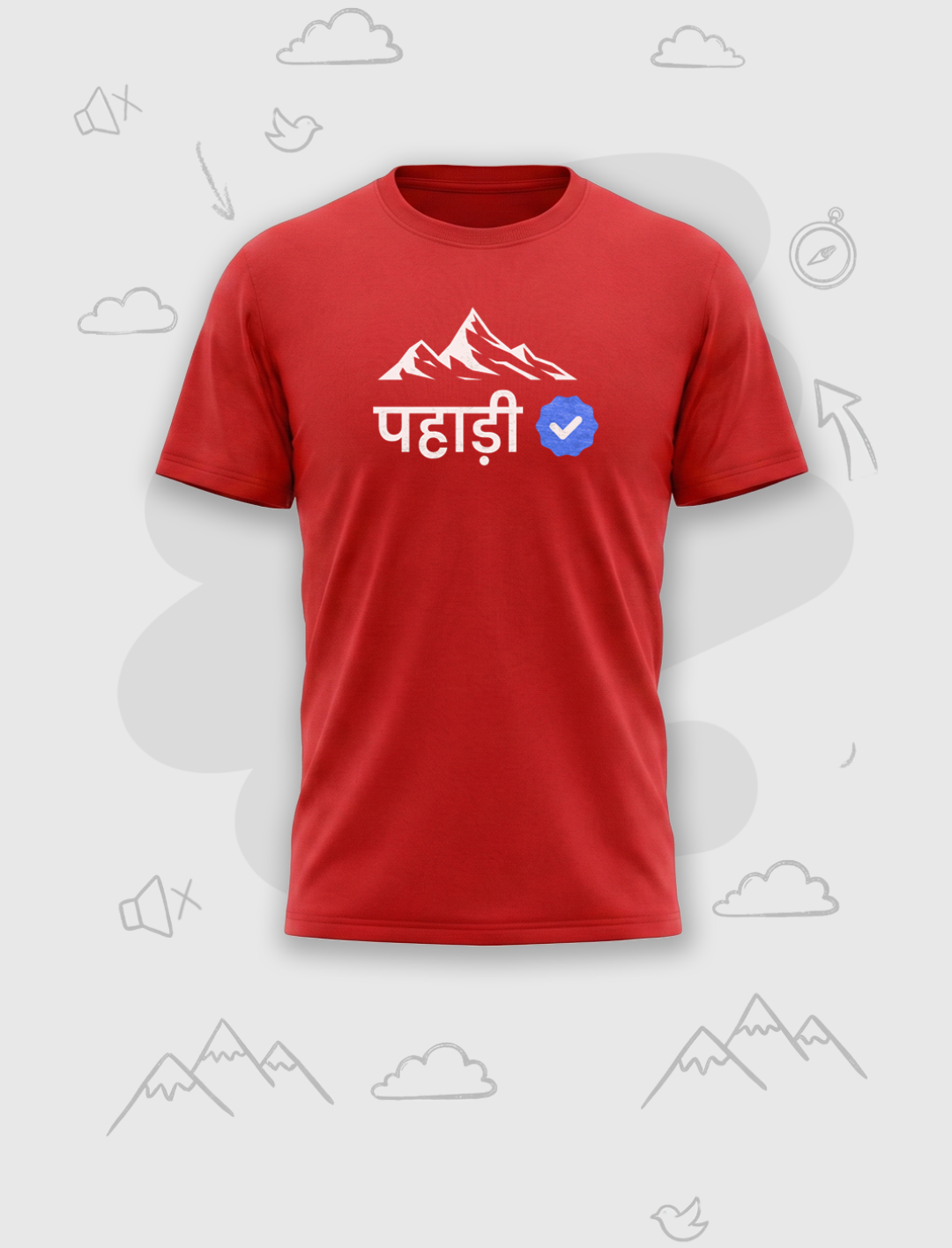 Verified Pahadi | Premium Men’s T-shirt