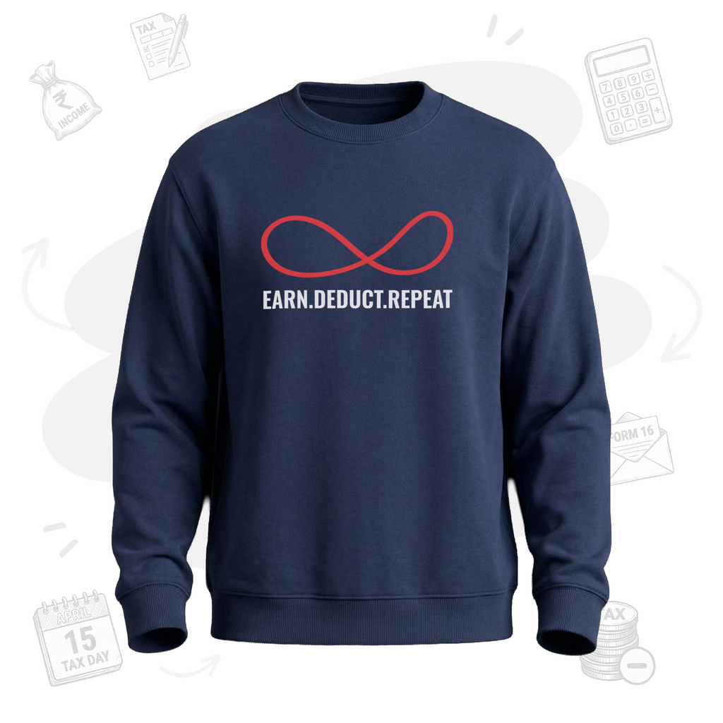 Earn.Deduct.Repeat Loop | Premium Men's Sweatshirt