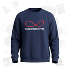 Earn.Deduct.Repeat Loop | Premium Men's Sweatshirt