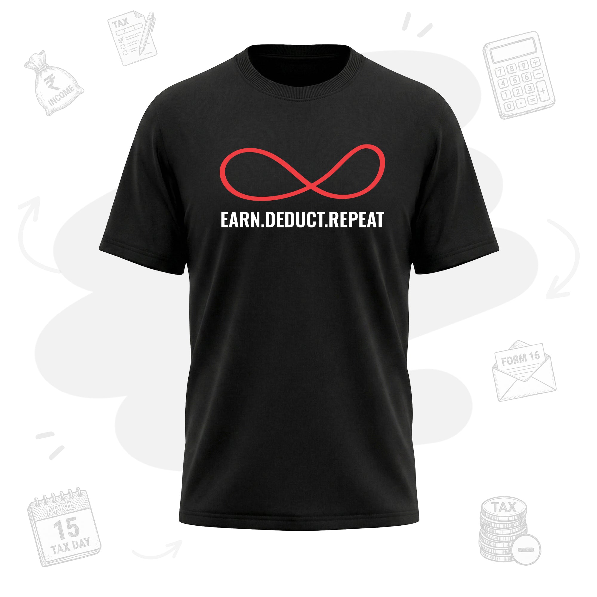 Earn.Deduct.Repeat Loop | Premium Men's T-shirt