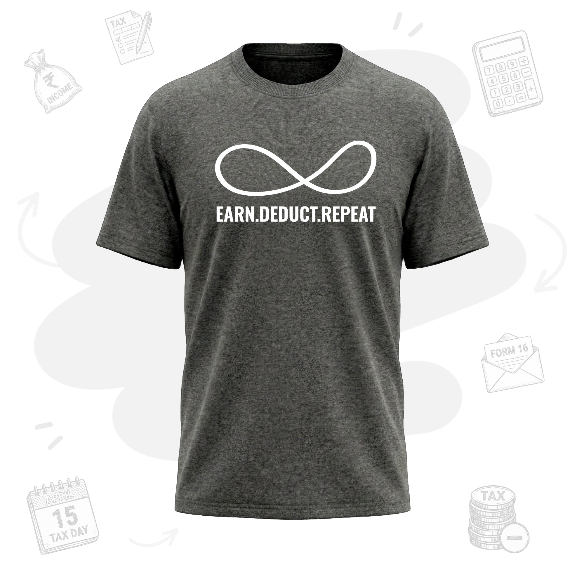 Earn.Deduct.Repeat Loop | Premium Men's T-shirt