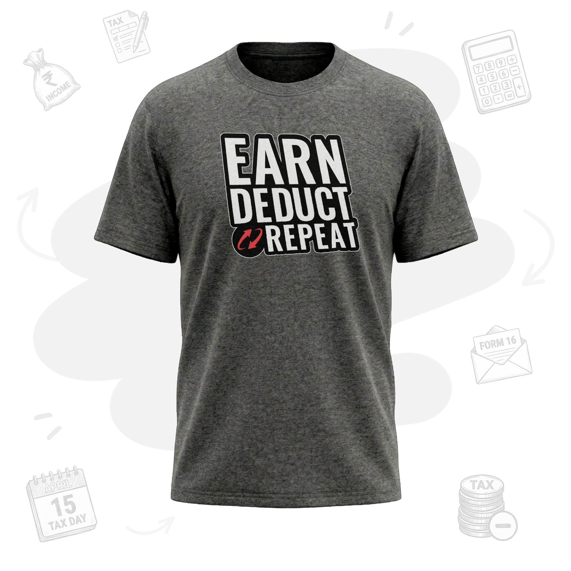 Earn. Deduct. Repeat | Premium Men's T-shirt