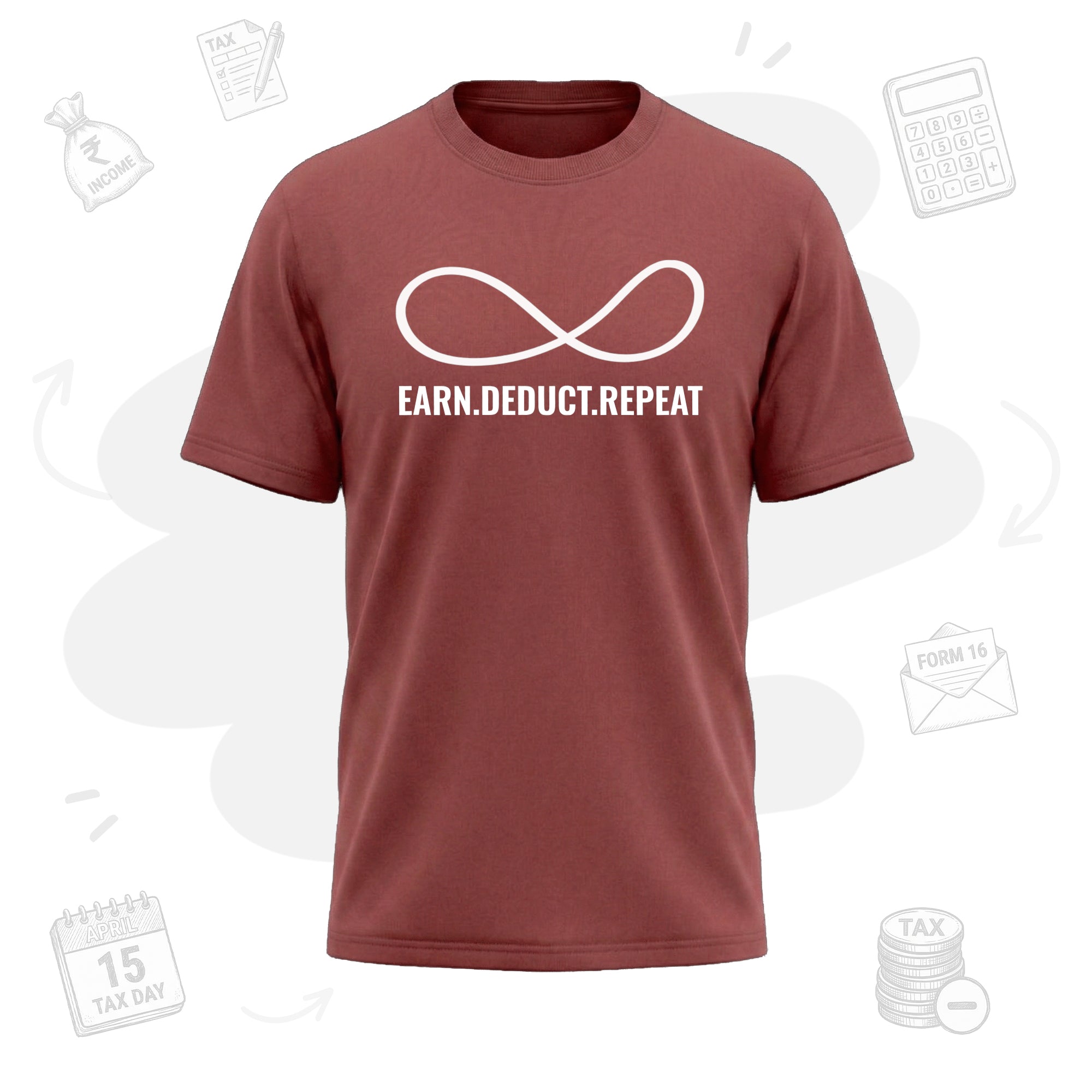 Earn.Deduct.Repeat Loop | Premium Men's T-shirt
