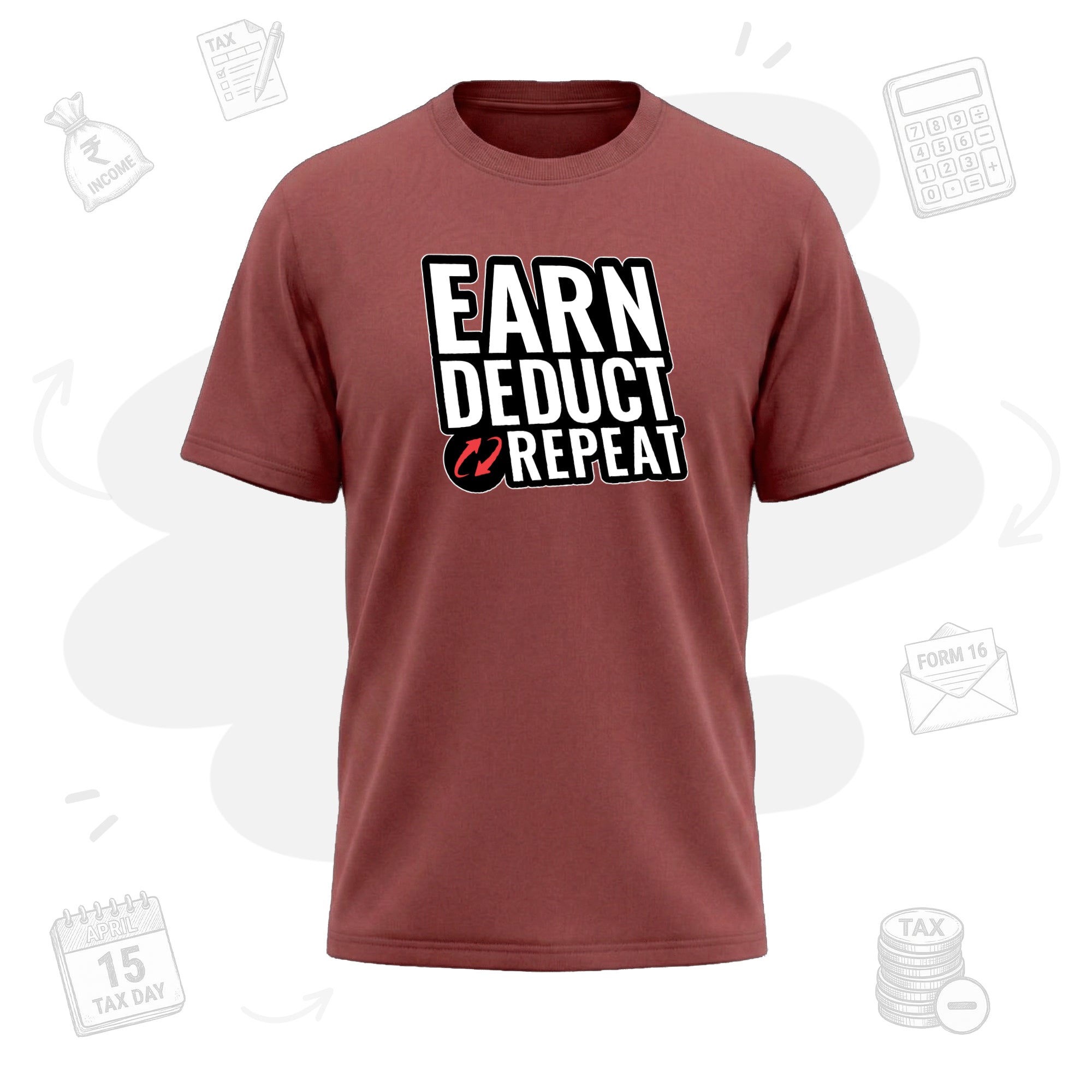 Earn. Deduct. Repeat | Premium Men's T-shirt