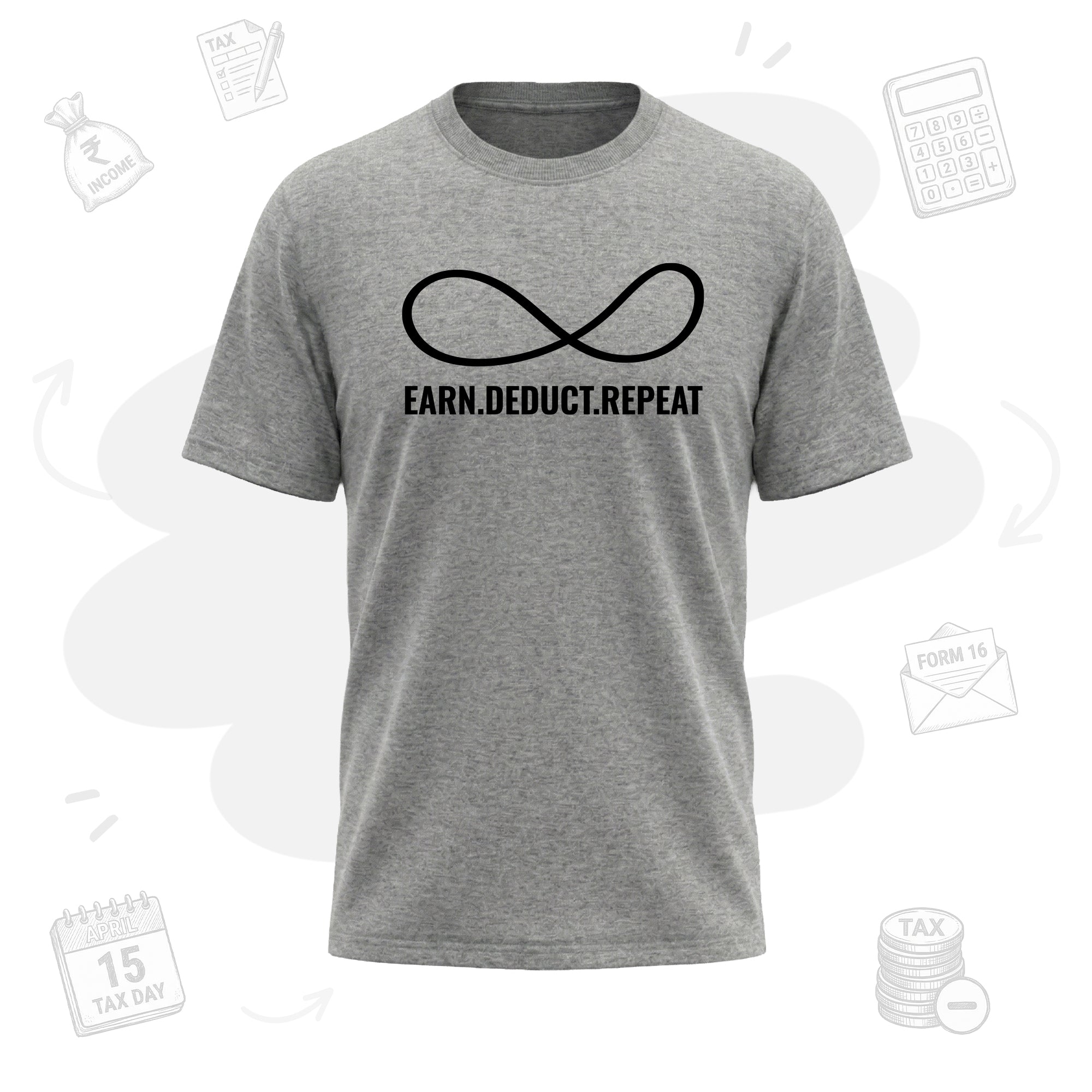Earn.Deduct.Repeat Loop | Premium Men's T-shirt