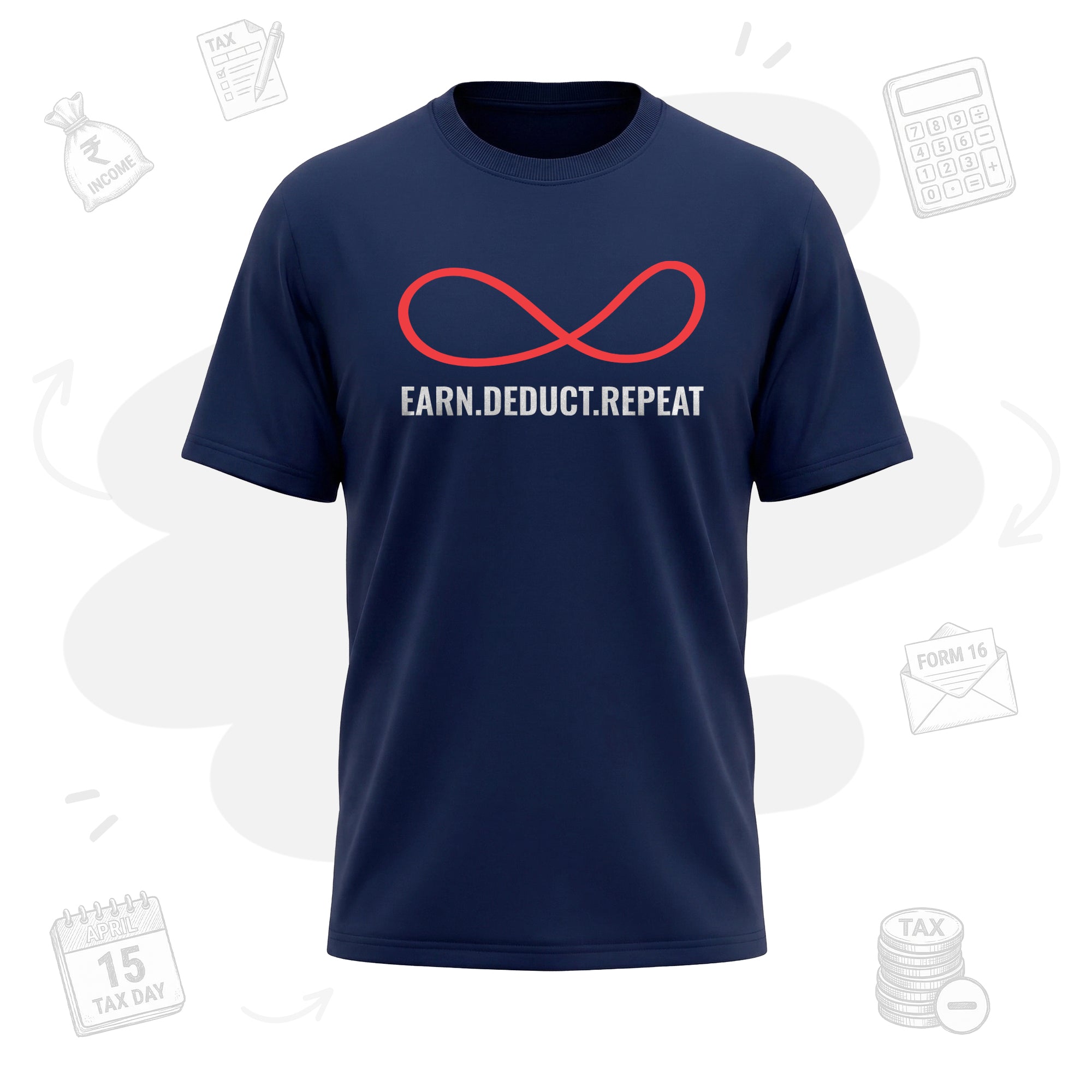Earn.Deduct.Repeat Loop | Premium Men's T-shirt