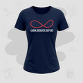 Earn. Deduct. Repeat Loop | Premium women's T-shirt.