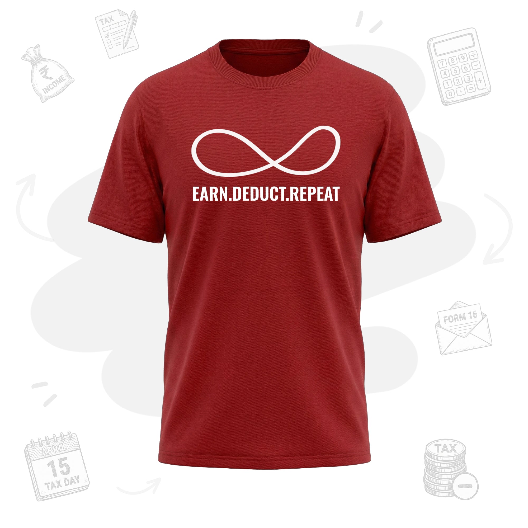 Earn.Deduct.Repeat Loop | Premium Men's T-shirt