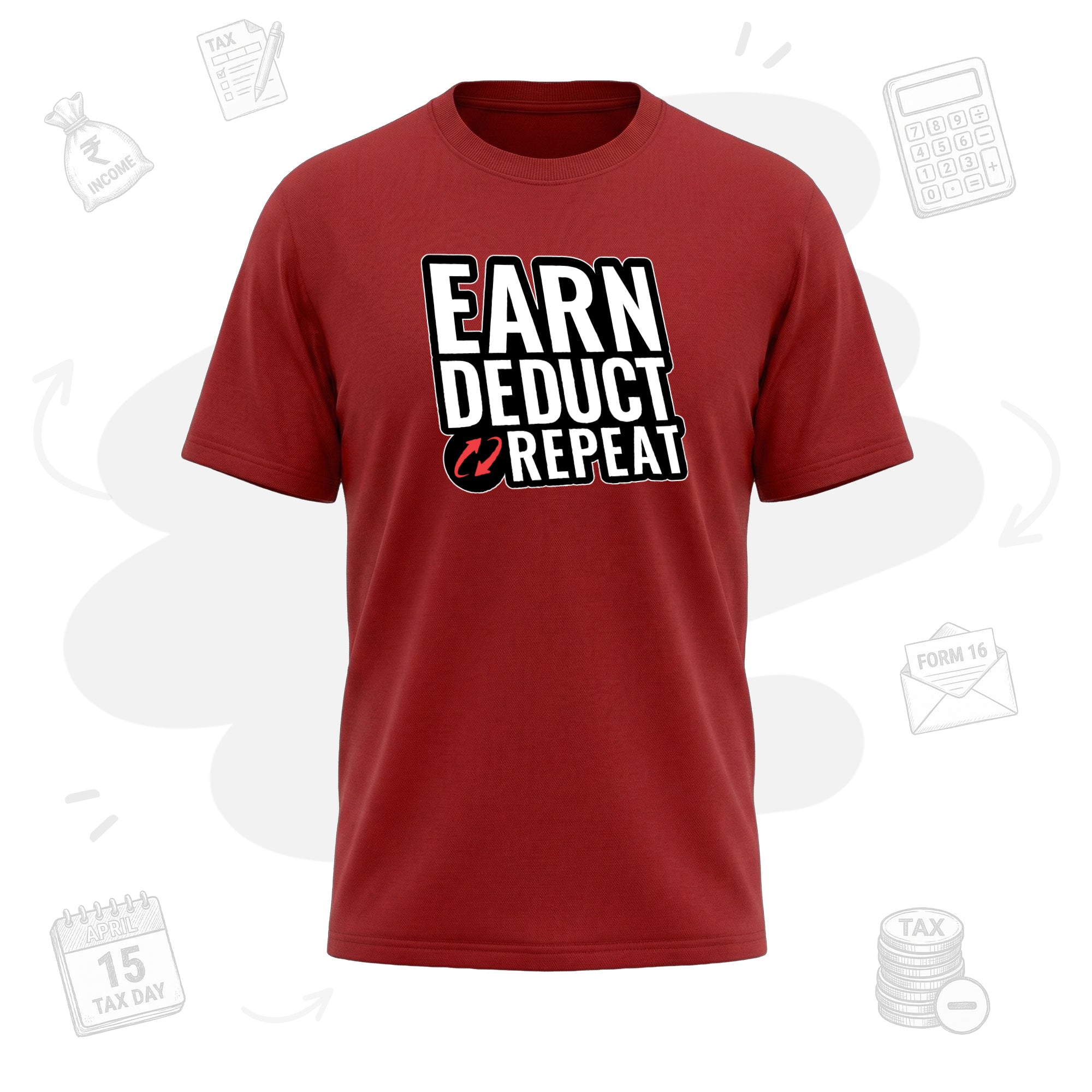 Earn. Deduct. Repeat | Premium Men's T-shirt