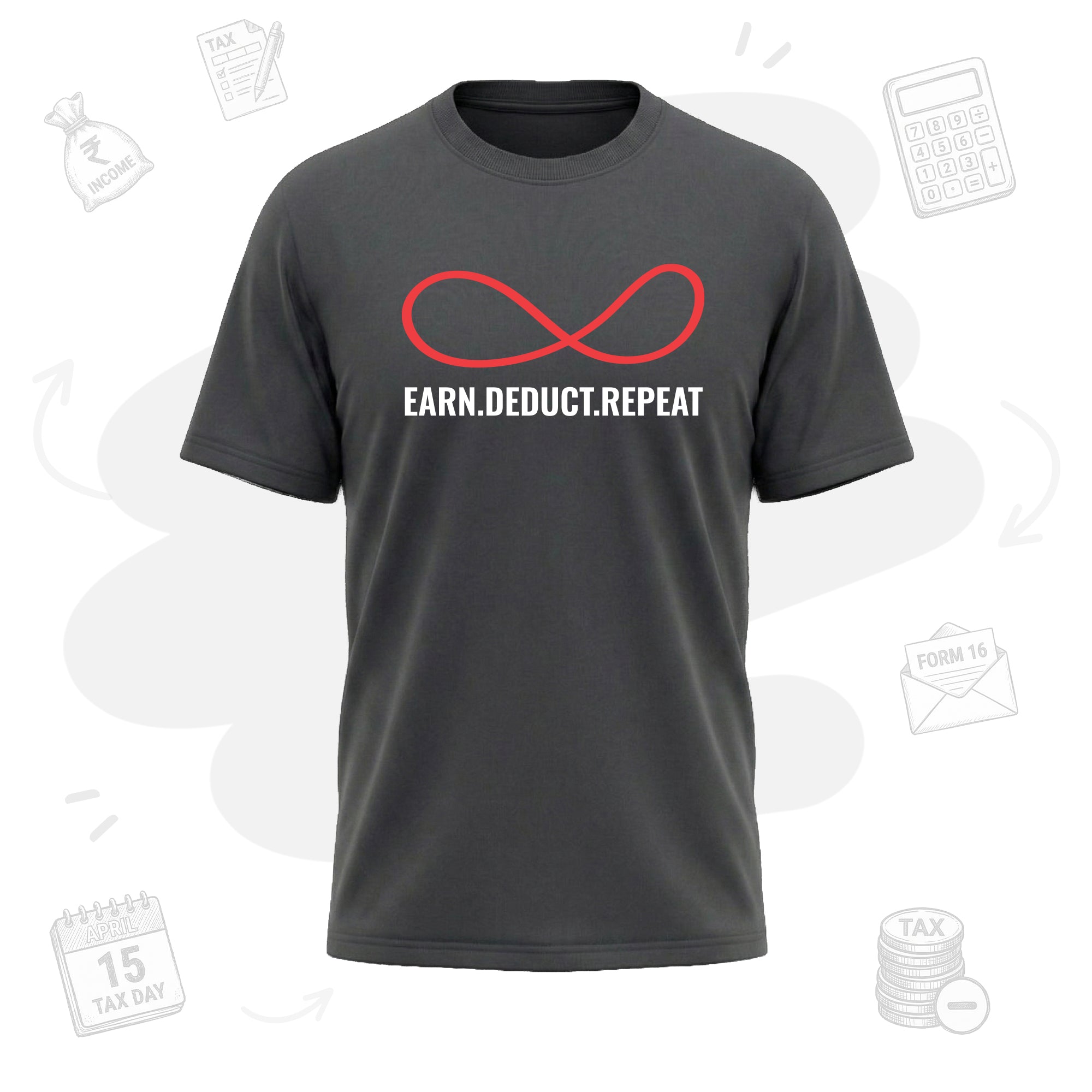 Earn.Deduct.Repeat Loop | Premium Men's T-shirt