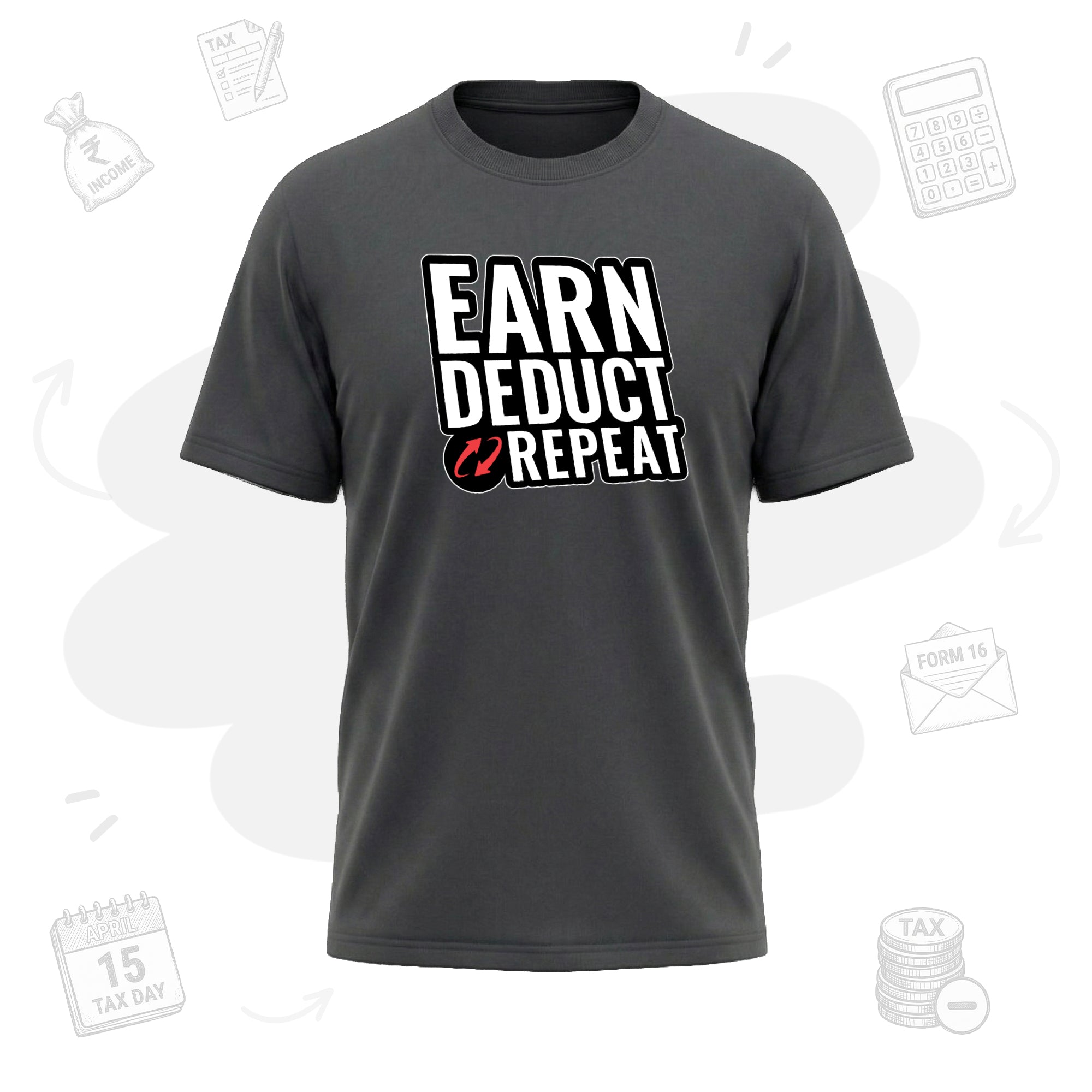 Earn. Deduct. Repeat | Premium Men's T-shirt