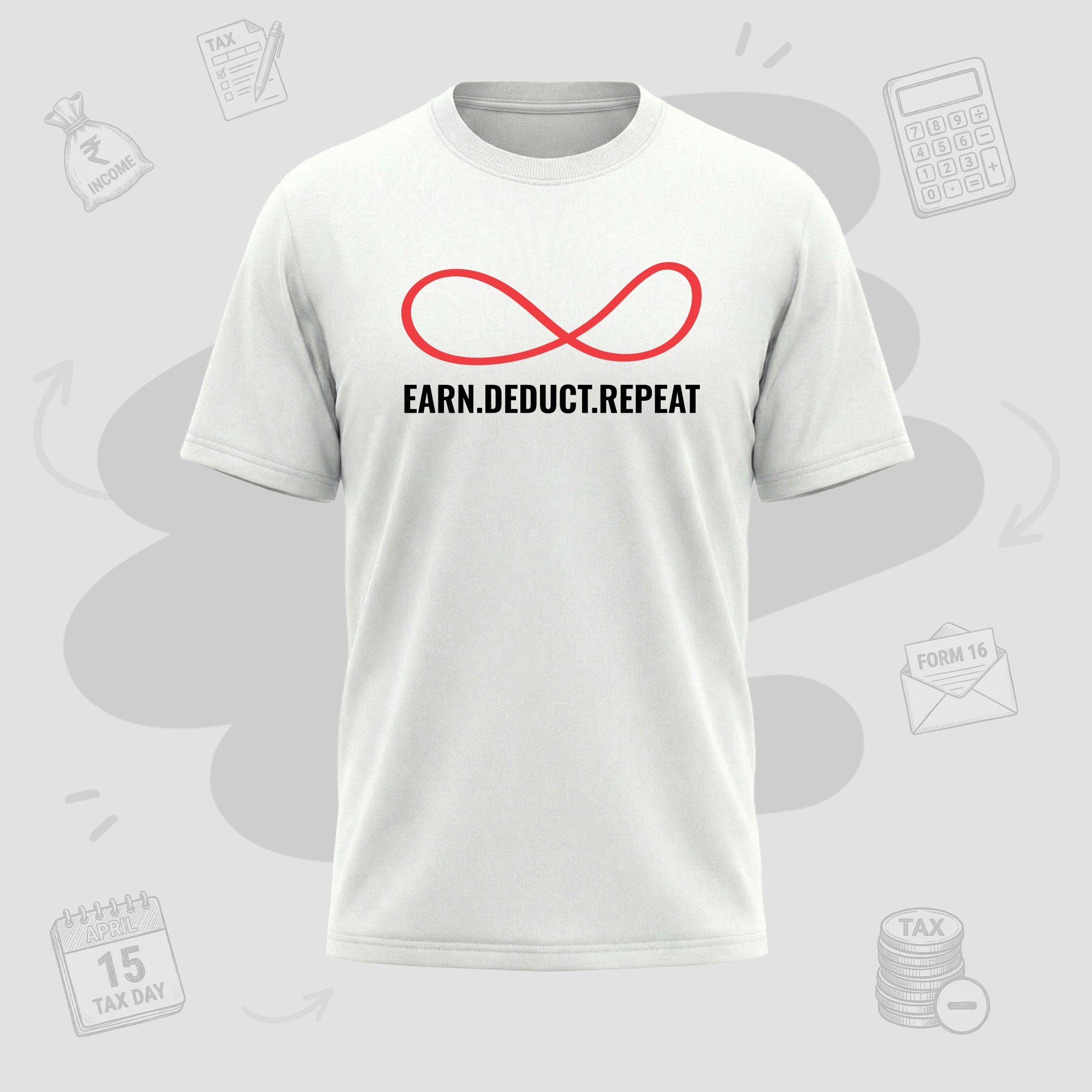 Earn.Deduct.Repeat Loop | Premium Men's T-shirt