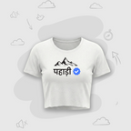 Verified Pahadi | Premium Women's Crop top