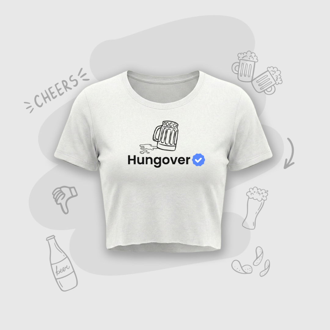 Verified Hungover | Premium Women's Crop Top