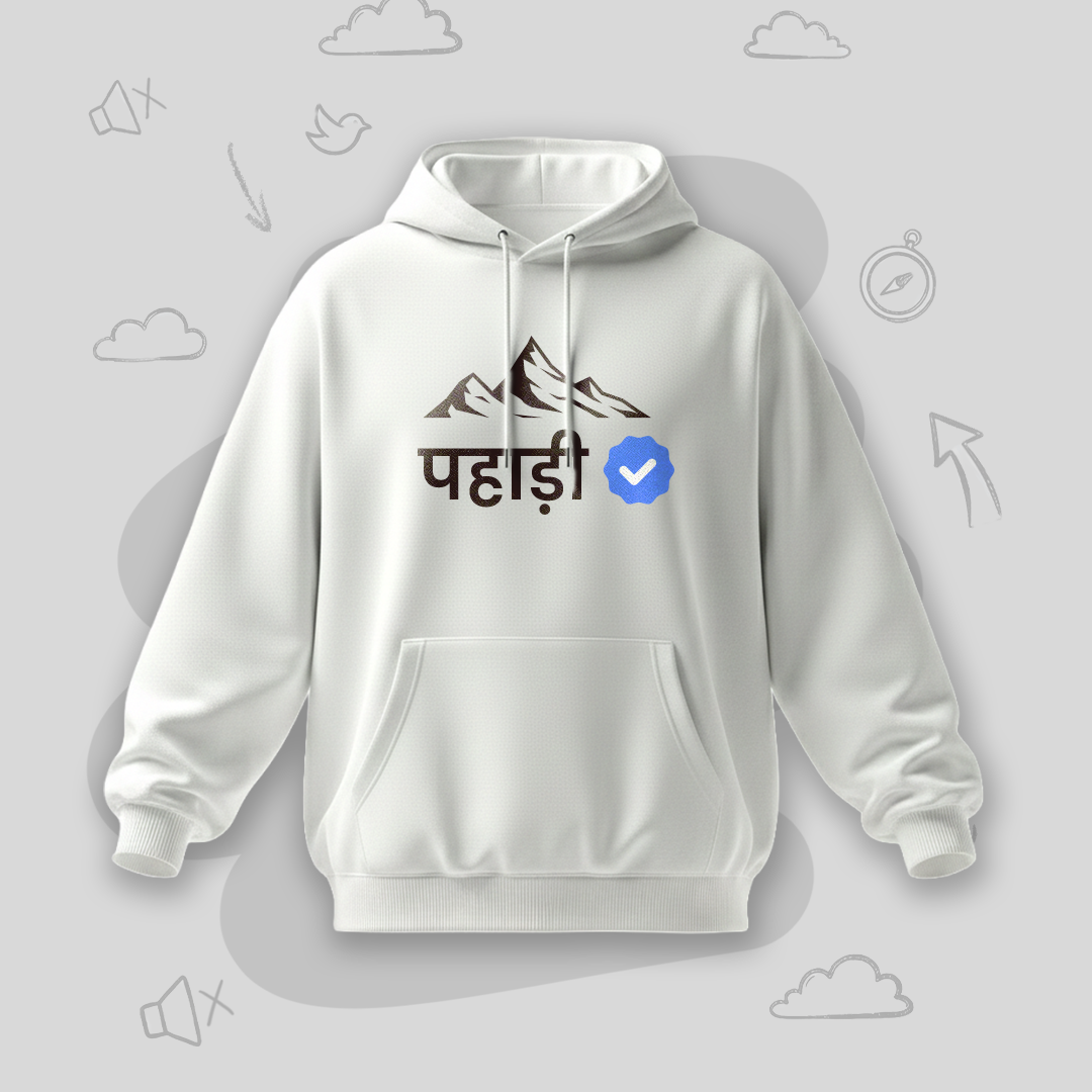 Verified Pahadi | Premium Men’s Hoodie